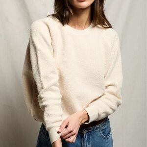 Perfectwhitetee Ziggy Sweatshirt in Sugar Sz L